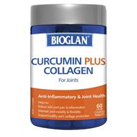 BIOGLAN Коллаген + куркумин усиленная поддержка для суставов 60 капс., Австралия