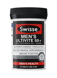 SWISSE Мультивитамины Ультивит для Мужчин 50+лет, 60шт.,Австралия