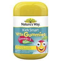Nature's Way Омега-3 + Мультивитамины для детей от 2-х лет,  50 шт. Австралия