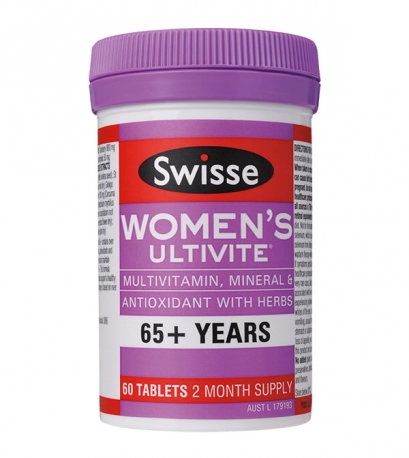 Swisse Мультивитамины женские 65+лет, ультра премиум качество, 60 табл., Австралия