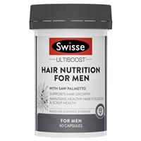 SWISSE Мультивитамины для волос, мужские,60 капс, Австралия 